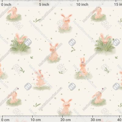 Кролики в траве by Darya Derevenskikh 366 DPI