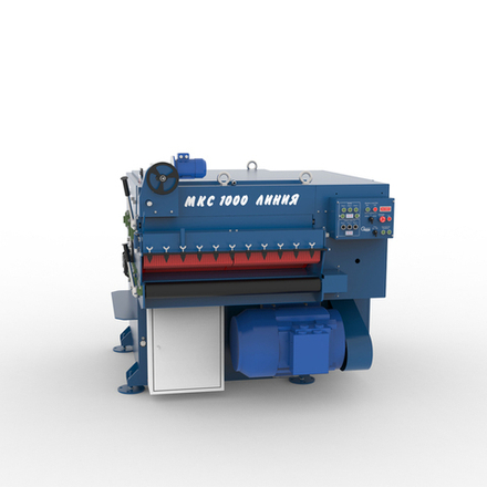 Кромкообрезной многопильный станок мод. «МКС-1000 ЛИНИЯ» 55кВт