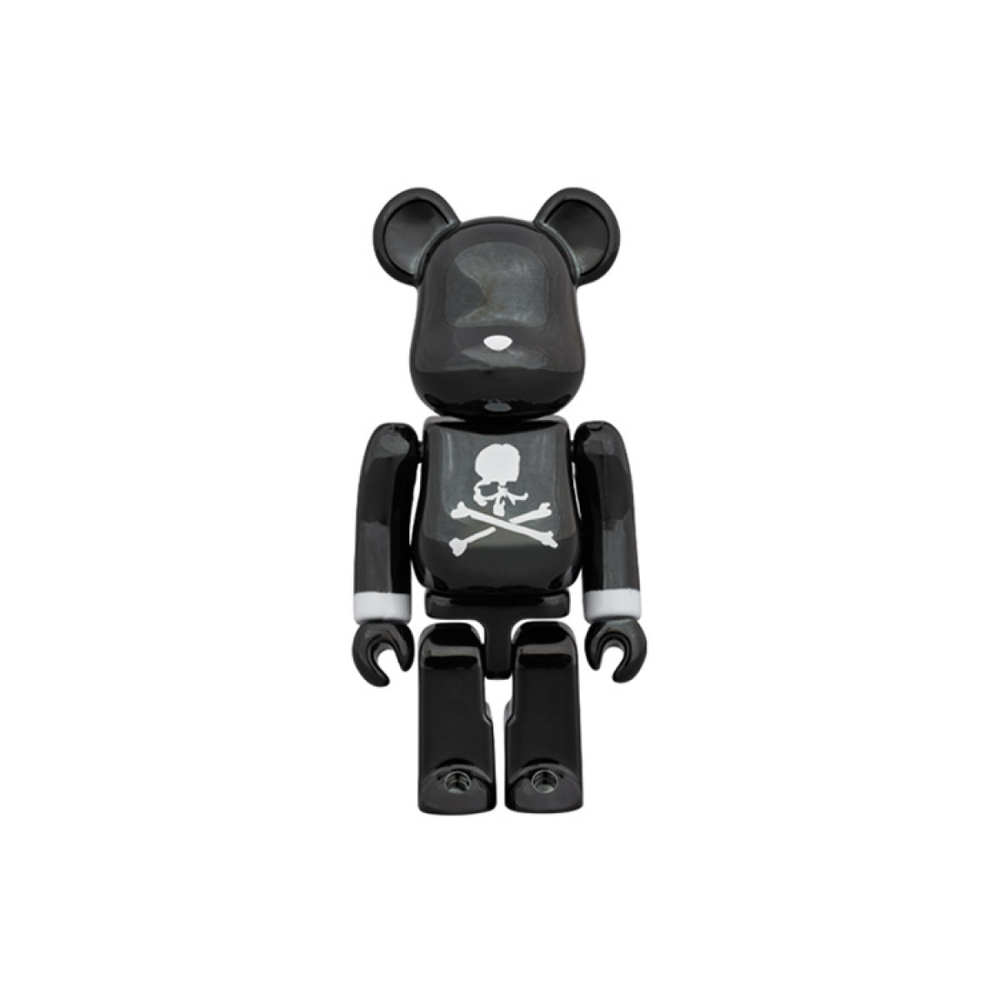Дизайнерские игрушки BE@RBRICK MMJ Mastermind JAPAN BLACK CHROME 100%400%, BEARBRICK3579