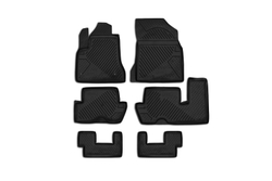 Коврики Standard, в салон CITROEN Grand C4 Picasso 09/2006- , 6 шт. (полиуретан, чёрные) Element.CARCRN00021