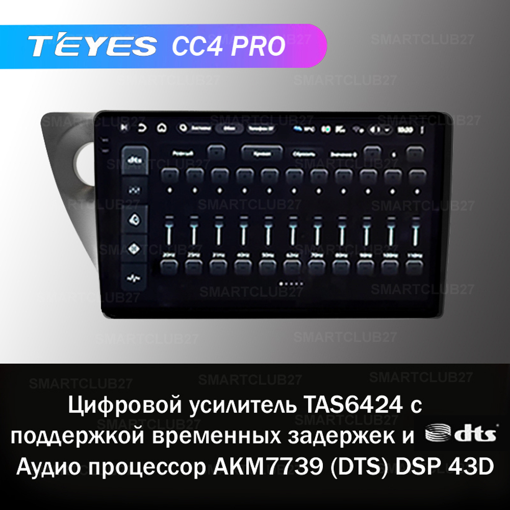 Teyes CC4 Pro 9" для Honda Integra 2001-2006