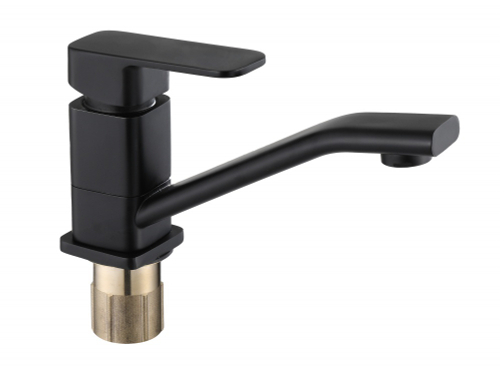 113511-C Смеситель од. пов. для раковины (ЧЕРНЫЙ)  ViEiR (10/1шт)