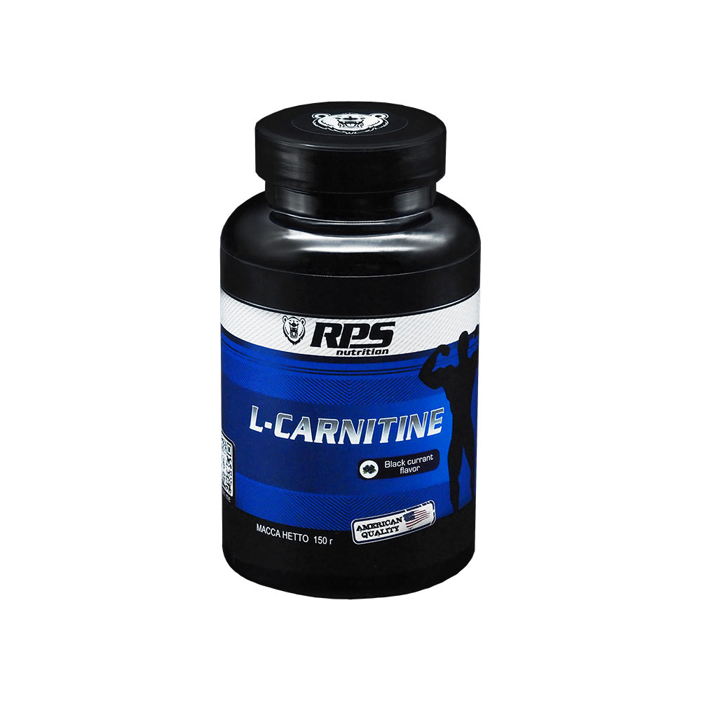 Л-КАРНИТИН 150г БАНКА, L-CARNITINE RPS NUTRITION, вкус черная смородина