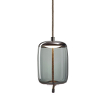 Pendant design lamp  Knot Cilindro by Brokis (Smoky)