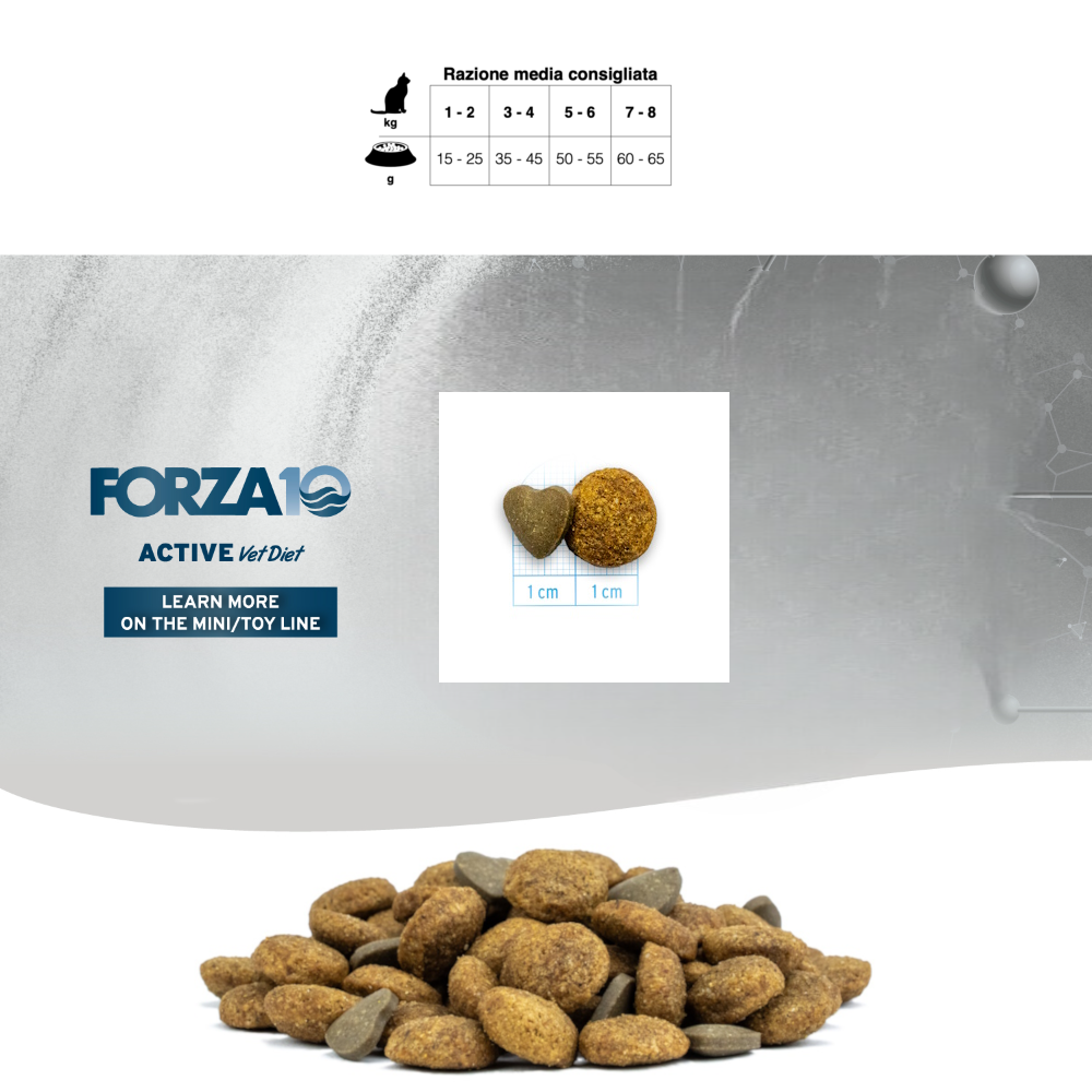 Сухой диетический корм Forza 10 Active VetDiet RENAL Cat для взрослых кошек при острой и хронической почечной недостаточности Сухой диетический корм Forza 10 Active VetDiet RENAL Cat для взрослых кошек при острой и хронической почечной недостаточности