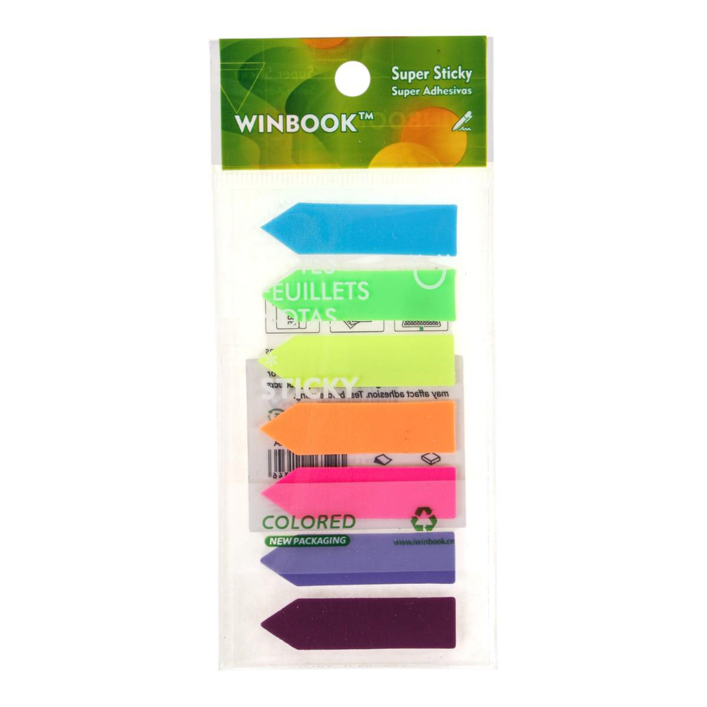 Стикеры пластиковые, стрелки. 7 штук, в пакете с подвесом