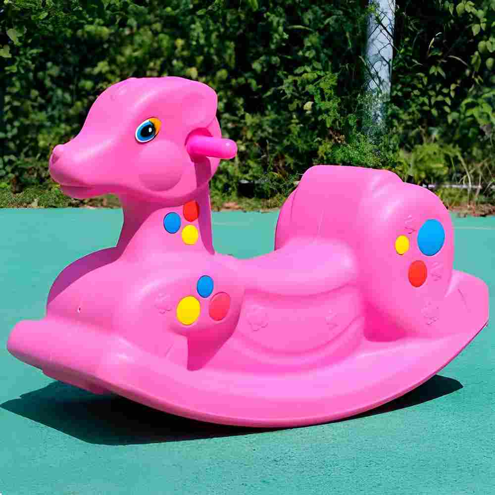 Качалка балансир Для Помещений «Оленёнок» Розовый