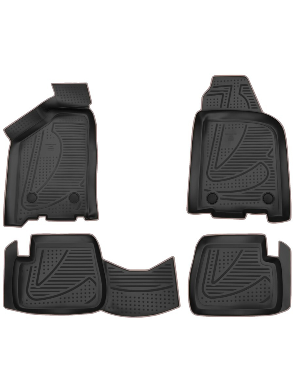 Коврики в салон для LADA (ВАЗ) Samara KANT.F900250E1.BG