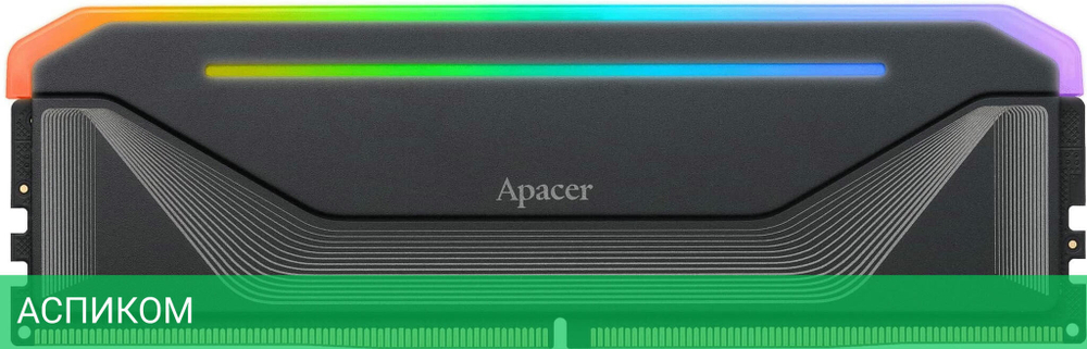 Оперативная память Apacer NOX RGB 2х32GB DDR5 Black (AH5U64G60C622NBAA-2)
