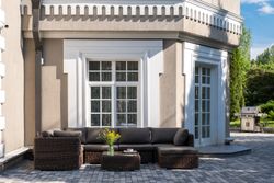 "Лунго" трансформирующаяся лаунж-зона из искусственного ротанга, цвет коричневый