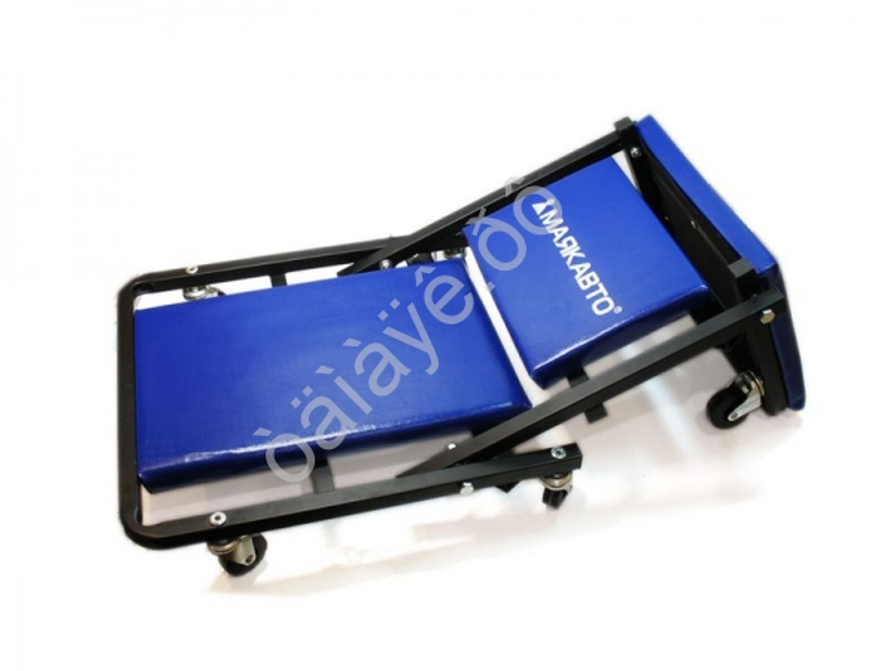 Лежак подкатной трансформер 36"  на стальной раме 3602ма