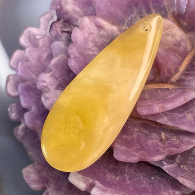 50514  Янтарь Кулон 18*47мм  (Заряжен на Удачу)