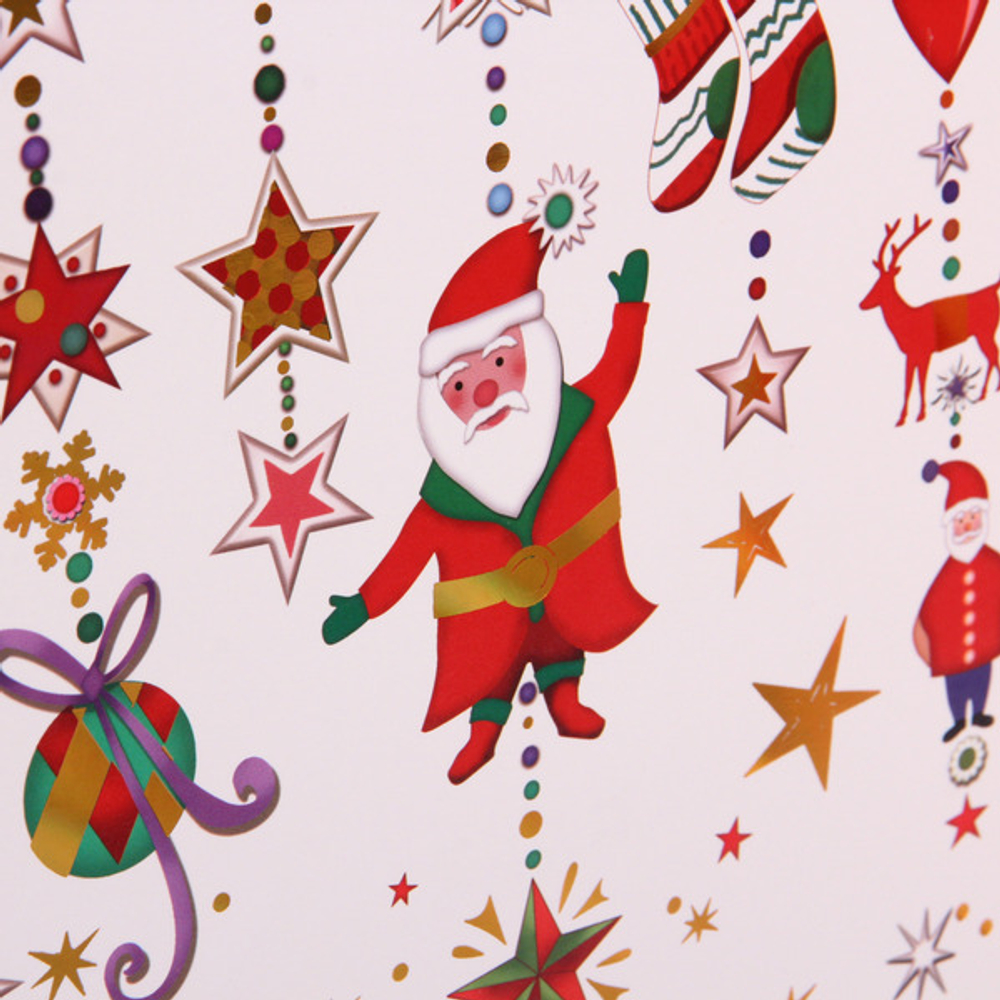 Пакет подарочный «Зимнее веселье» 32*26*10 см, микс