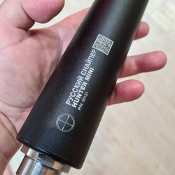 Модератор Русский снайпер П-7 серии - "HUNTER MINI"; резьба 1/2-28, 11 камер (кал.22LR/223)