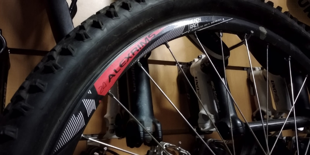 Колесо переднее 26" Alexrims 24_Shimano HB-RM66 100X10mm