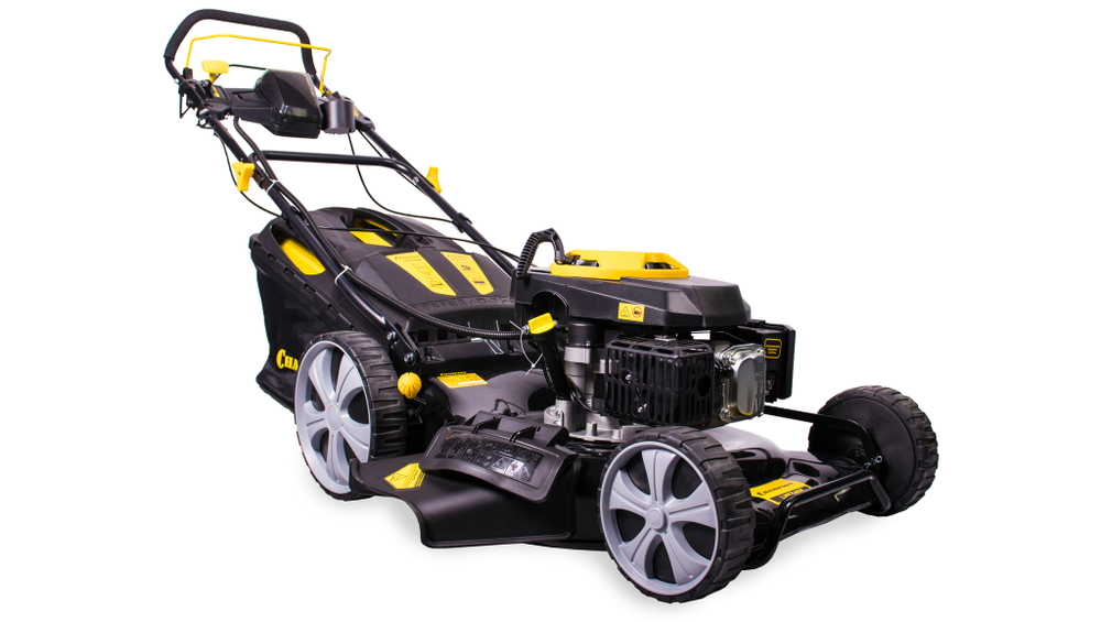 Газонокосилка бензо Champion  LM5346E 4в1 (6л.с.,4,4кВт, 53см, 70л) эл. запуск