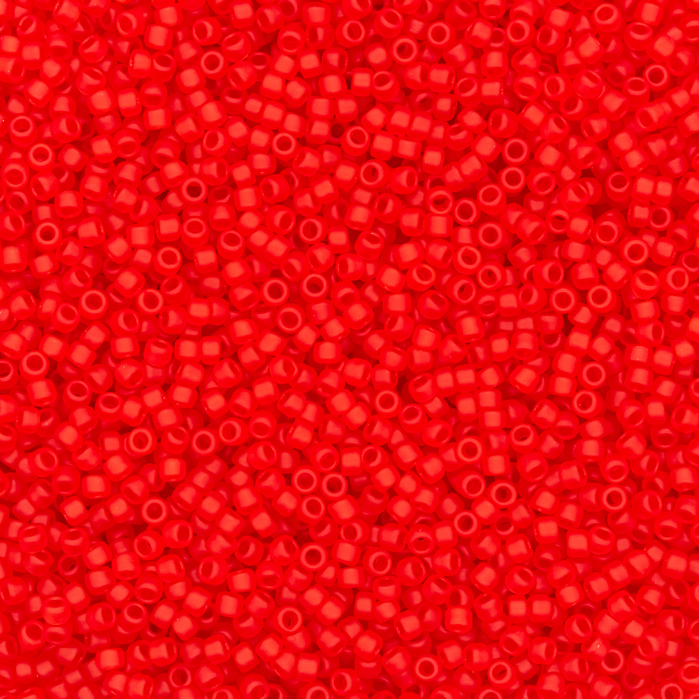 Японский бисер TOHO Round 15/0 (№5F), прозрачный матовый