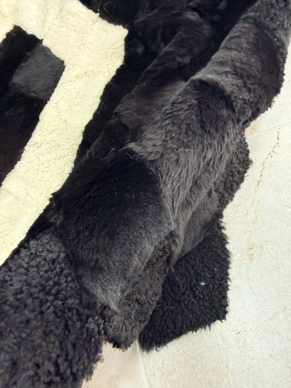 Покрывало меховое ковер из шкуры овчины