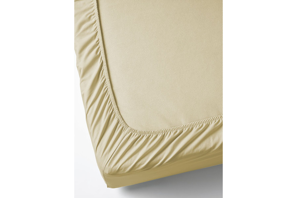 Простынь GoodNight Сатин 200х200х20 Шампань на резинке