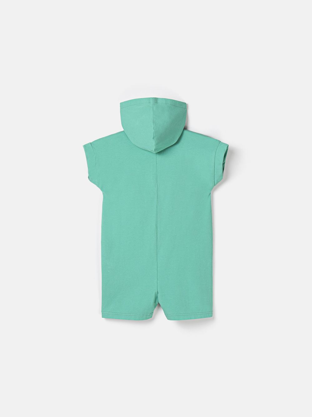 Ромпер на молнии с капюшоном "Зеленая мята"