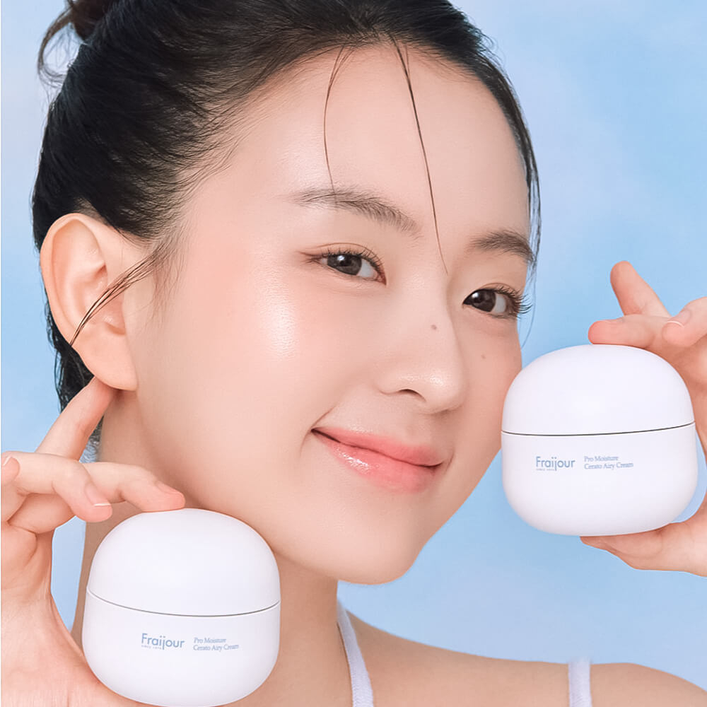 Evas Fraijour Pro Moisture Cerato Airy Cream увлажняющий крем-мусс с церамидами и эктоином
