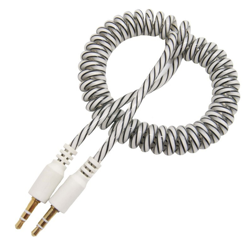 Кабель AUX JD-218 витой (серый) 1м