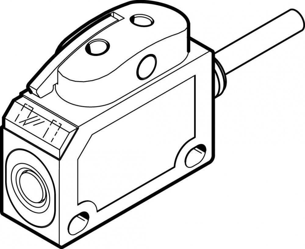 SOEG-L-Q20-PP-K-2L-TI, Датчик положения оптический