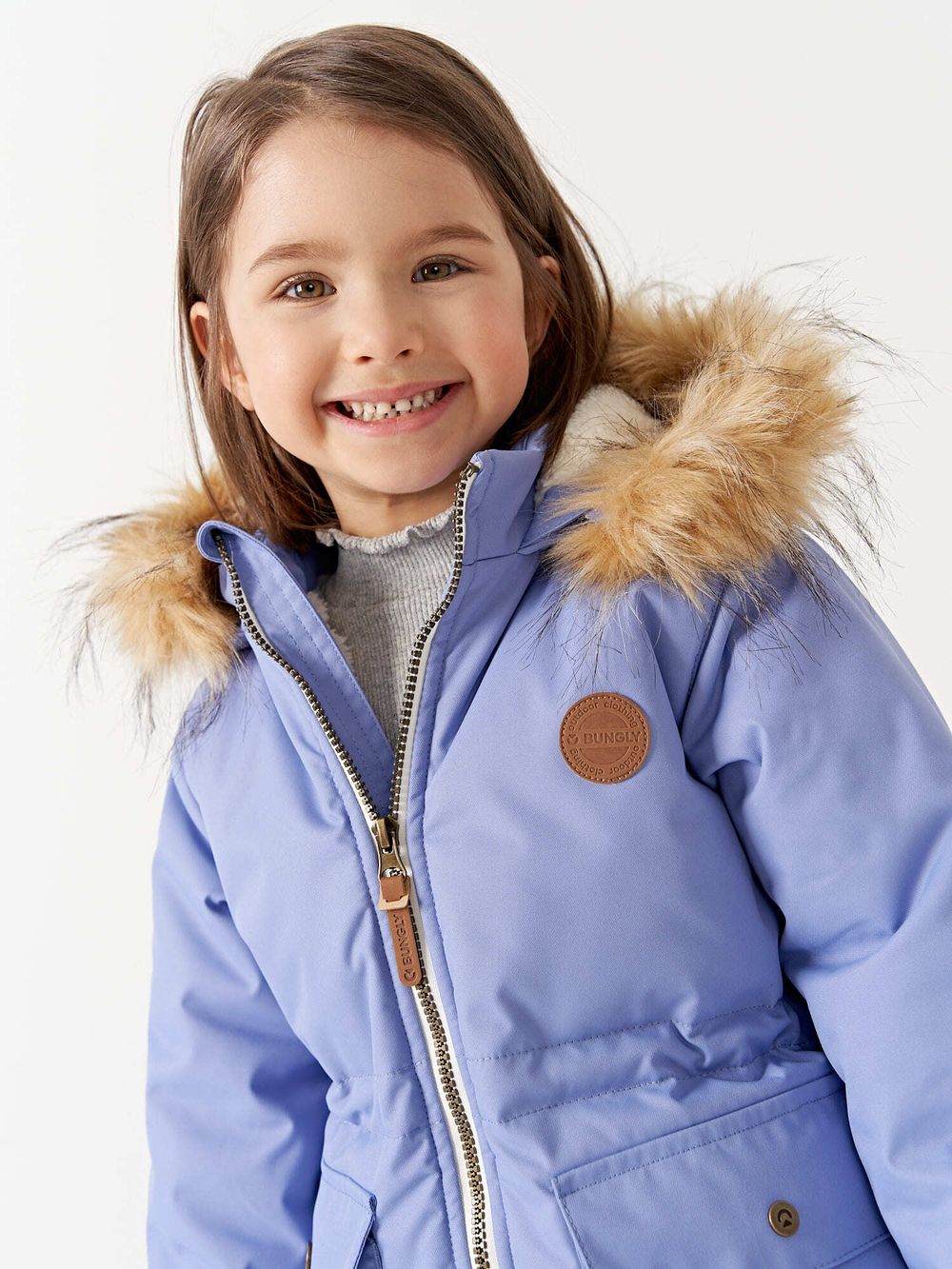 Парка зимняя на меху "Лаванда"