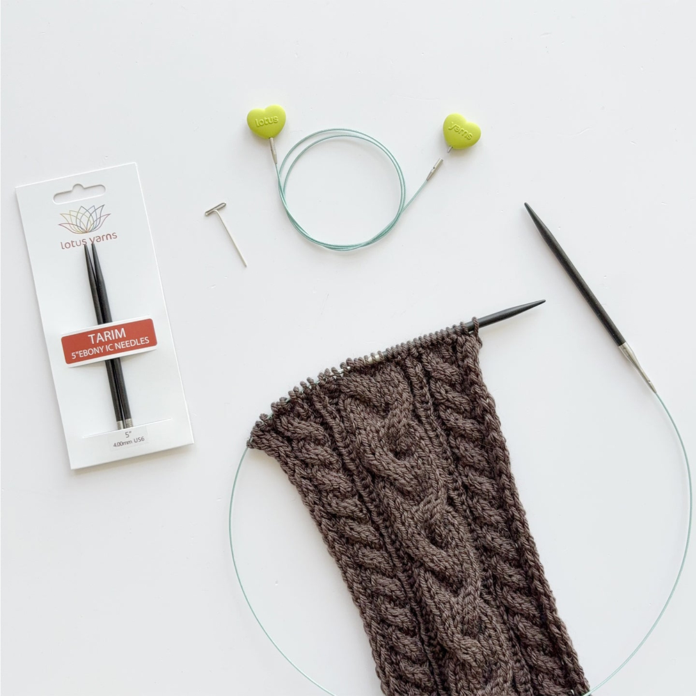 разъемные эбеновые спицы Tarim 13 см