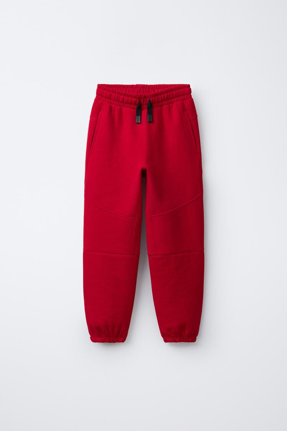 ZARA СПОРТИВНЫЕ БРЮКИ-ДЖОГГЕРЫ, КРАСНЫЙ