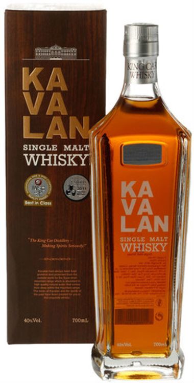 Виски Кавалан тайваньский односолодовый 0,7 л в подарочной упаковке/Whiskey Kavalan Taiwanese single malt 0.7 l gift box