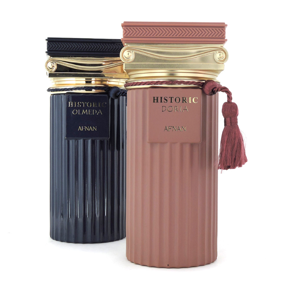 Afnan Historic Doria и Historic Olmeda— парфюмерная вода для женщин и мужчин