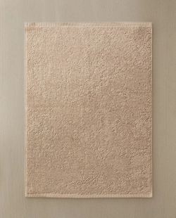 Zara Home - Гладкий нескользящий коврик для ванной, бежевый, 50x70 см