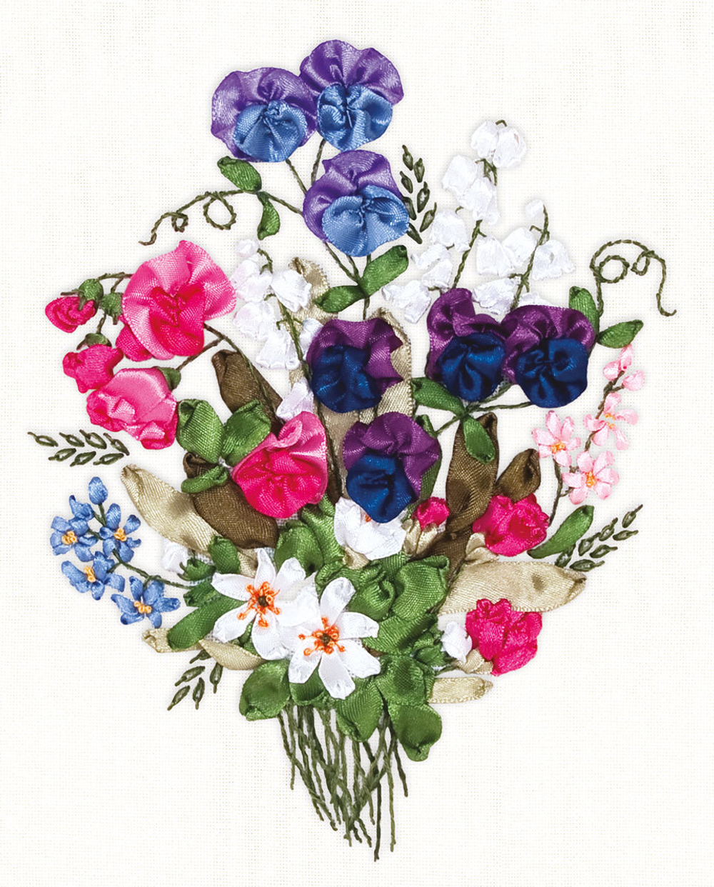 "Цветной горошек"-Ц-973 вышивка