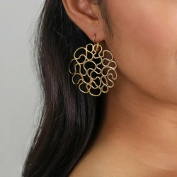 Серьги ORI TAO, Toscane, ажурные, OT24.1-12-30861 (золотистый)