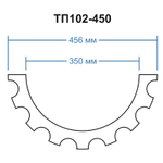 ТП102-450 тело полуколонны (d350 D456 h2000мм), шт