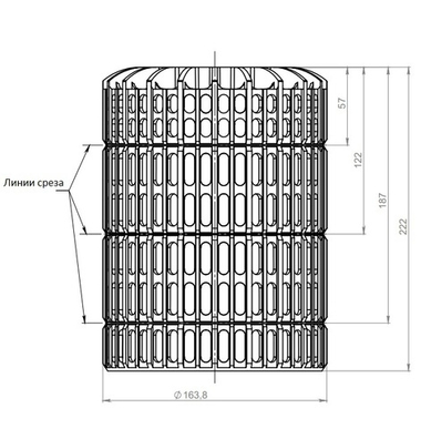 Листвоуловитель для воронки серии V-PVC