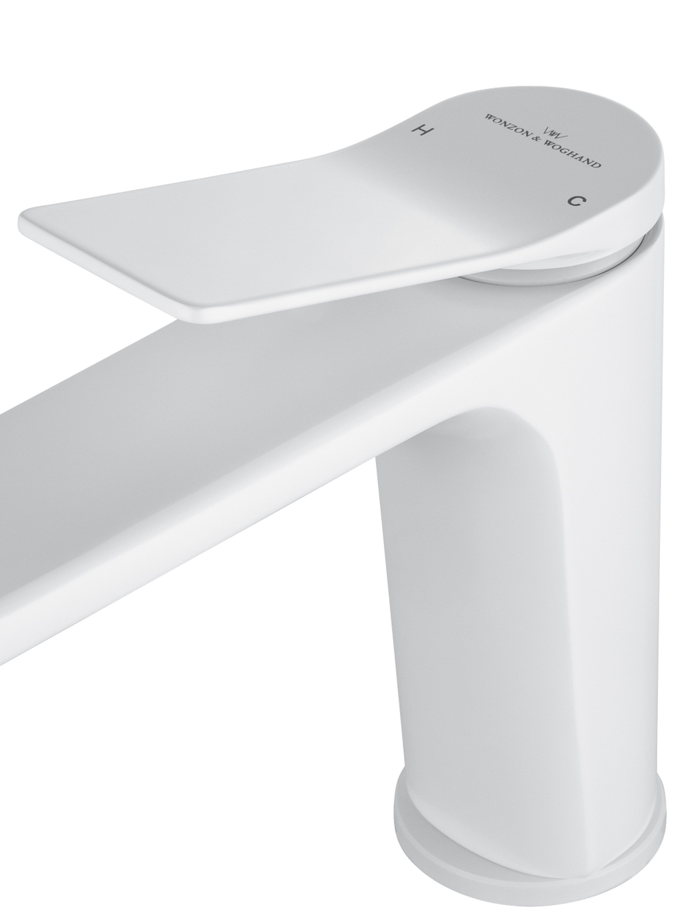 Смеситель для раковины WONZON & WOGHAND, Белый матовый (WW-XH-012-MW)