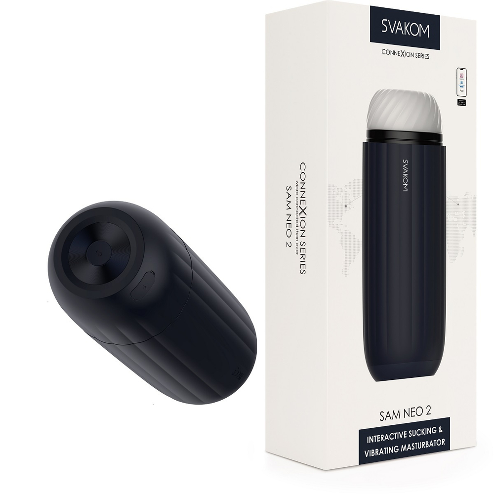 Мастурбатор интерактивный автоматический Sam Neo 2 22,8 см
