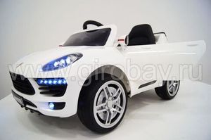 Детский электромобиль River Toys Porsche Macan O005OO VIP белый