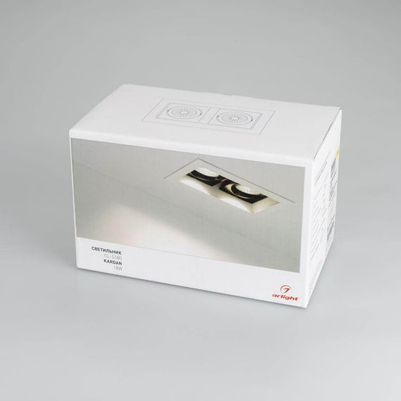 Встраиваемый светодиодный светильник Arlight CL-Kardan-S180x102-2x9W Day 024129