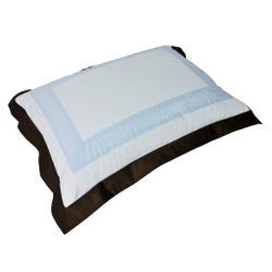 Постельное белье 2 спальное евро Casual Avenue Soho Frame голубое наволочка