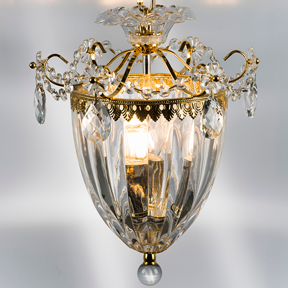 790032 Люстра SCHON 3x60W E14 ЗОЛОТО