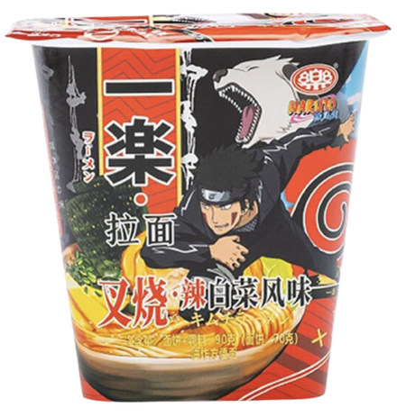 Лапша Naruto с свининой и кимчи