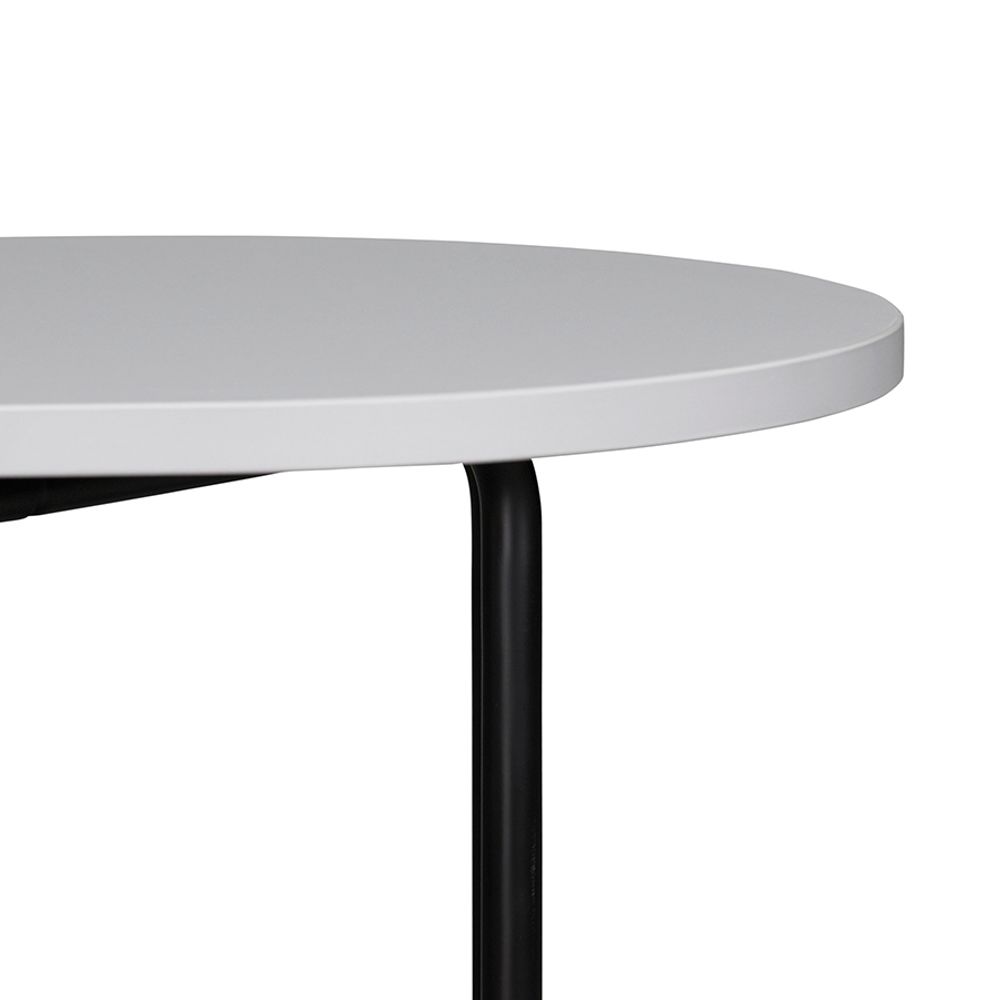 Столик кофейный Ror, 75х50 см, черный/серый