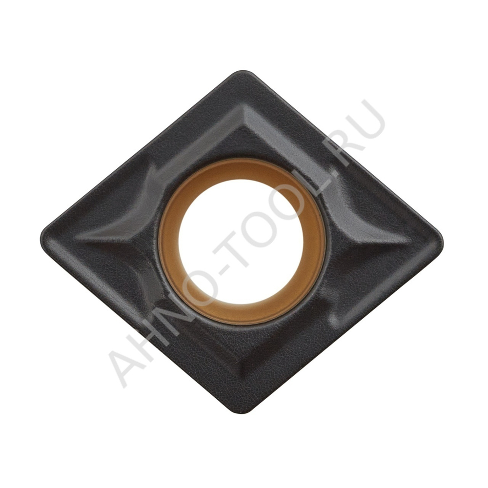 Пластина твердосплавная ISO CCMT060204-KMA ACK10E AHNO по чугуну, чистовая