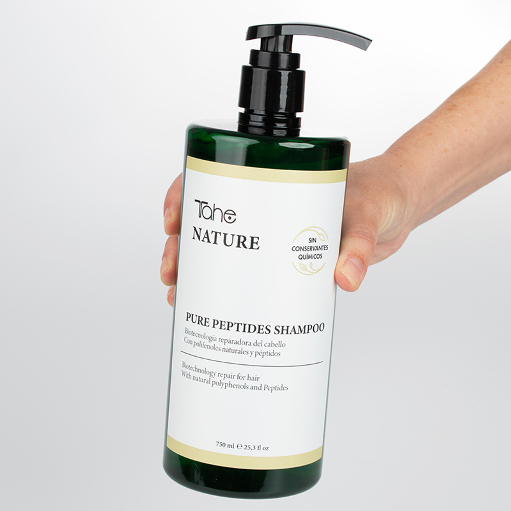 Tahe Пептидный шампунь ( без сульфатов)- PURE PEPTIDES SHAMPOO ,750 мл