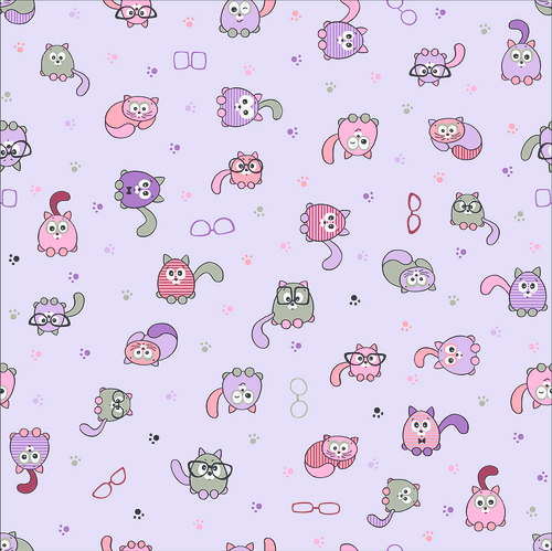 Ситец 95 см 5586-8 Мудрые котики