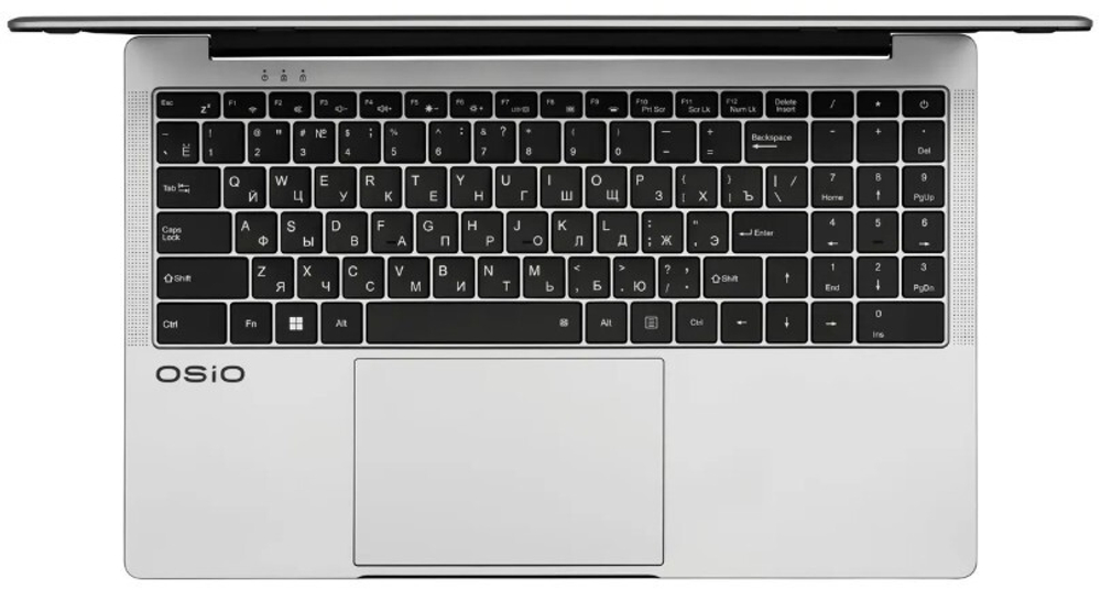 Ноутбук  OSIO FocusLine F150i-024 15.6 ", Core i5, 16 Гб RAM, 1 Тб SSD, Iris Xe Graphics, Серый