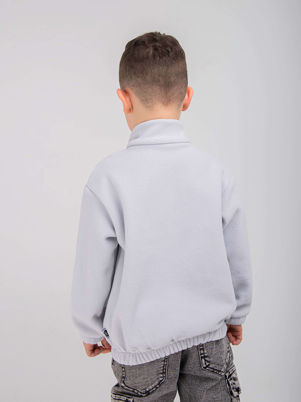 Олимпийка флисовая "Серебро"